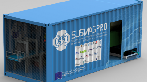 SUSMAGPRO container with automated separation system
